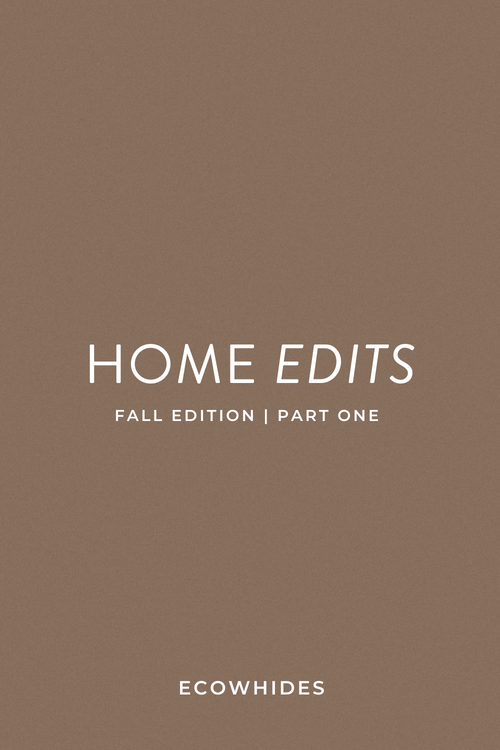 Home Edits Fall Edition Part One from eCowhides Blog