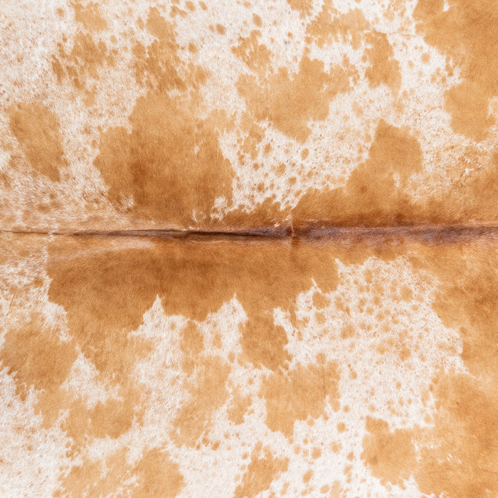 Brazilian Palomino and White Cowhide Rug Size 7'4" L x 7'0" W 6102