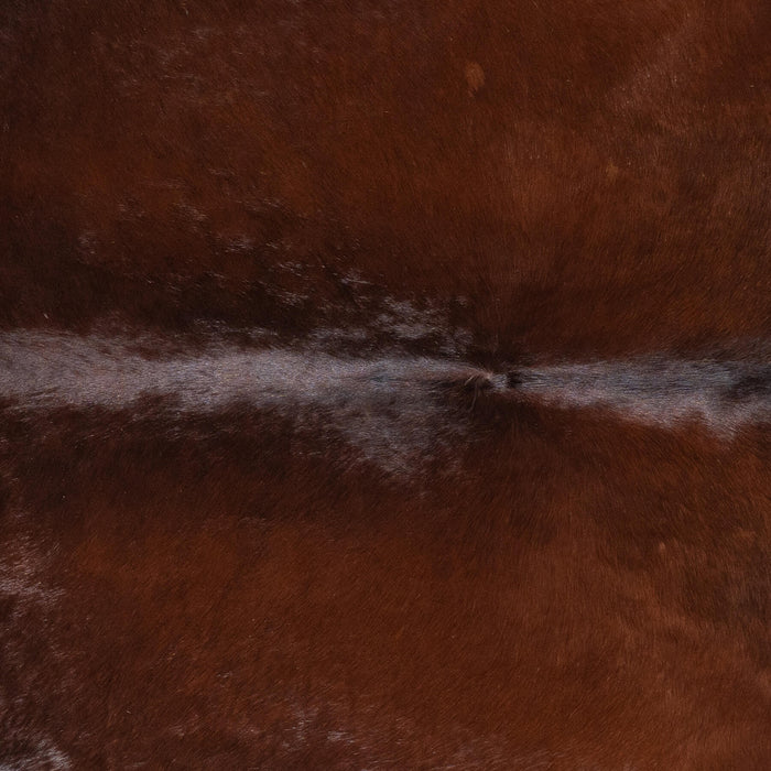 Brazilian Mahogany Cowhide Rug Size 7'10" L x 7'0" W 1000