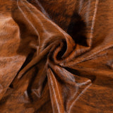 Brazilian Brindle Cowhide Rug Size 7'1" L x 6'1" W 1022