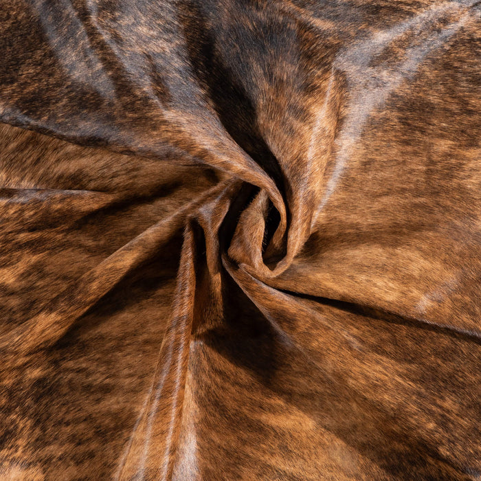Brazilian Brindle Cowhide Rug Size 6'8" L x 6'2" W 1029