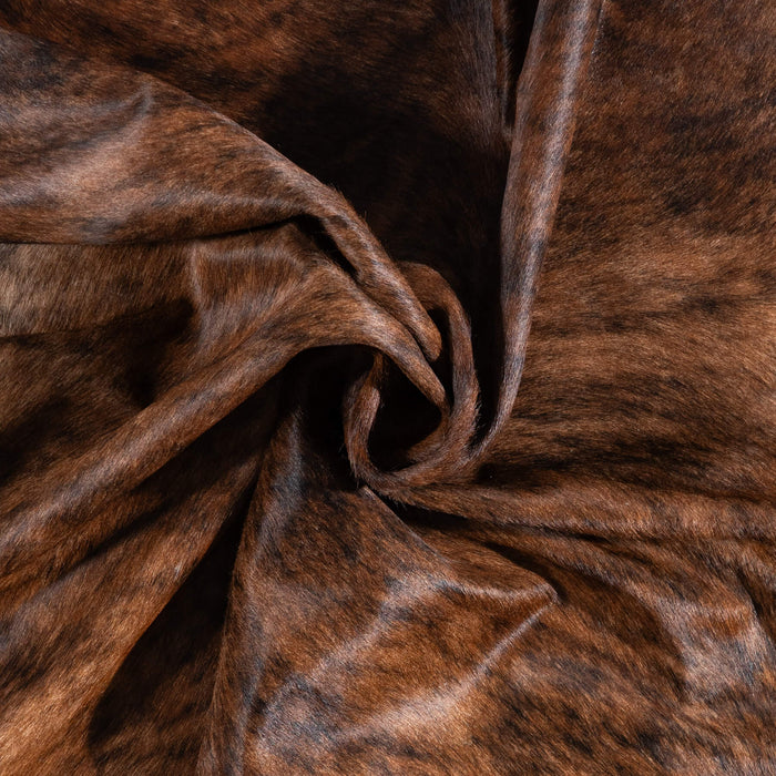 Brazilian Brindle Cowhide Rug Size 7'1" L x 6'6" W 1030