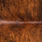 Brazilian Brindle Cowhide Rug Size 7'4" L x 5'7" W 1034