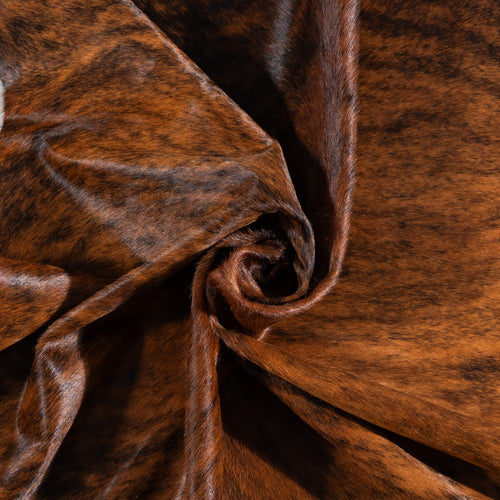 Brazilian Brindle Cowhide Rug Size 7'4" L x 5'7" W 1034