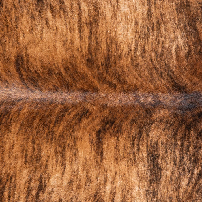 Brazilian Brindle Cowhide Rug Size 6'11" L x 6'6" W 1039