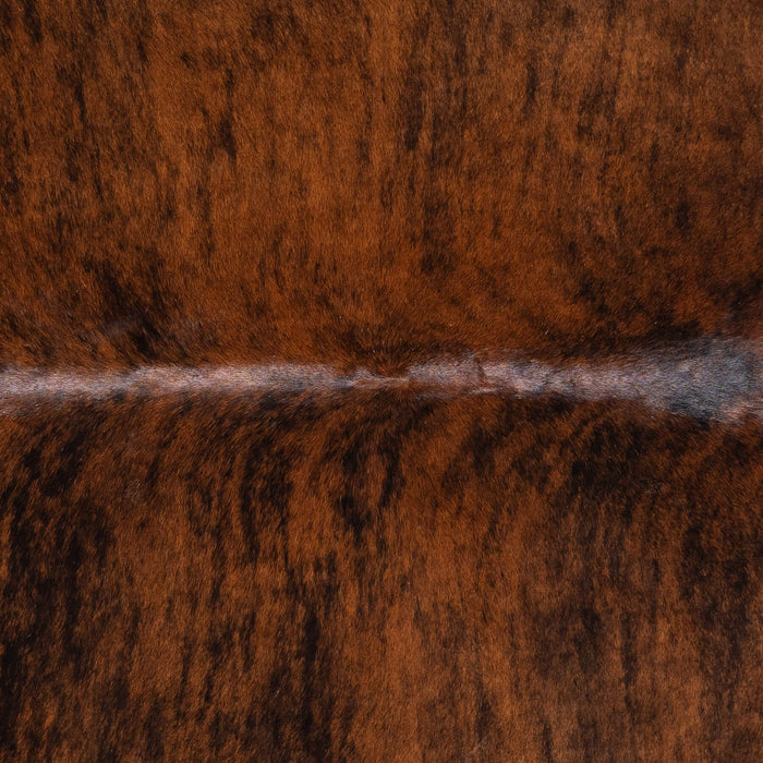 Brazilian Dark Brindle Cowhide Rug Size 6'3" L x 5'9" W 1048