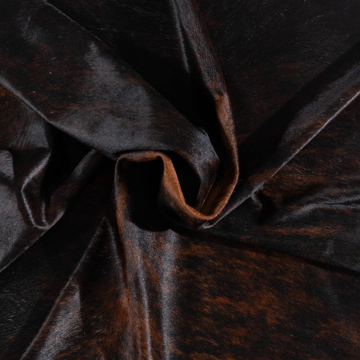 Brazilian Dark Brindle Cowhide Rug Size 8'1" L x 7'5" W 1051