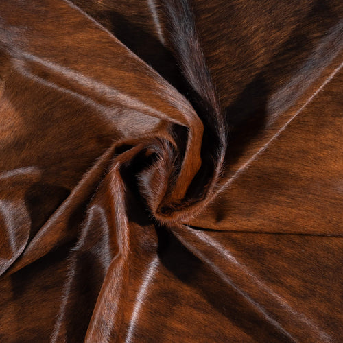 Brazilian Dark Brindle Cowhide Rug Size 7'1" L x 5'11" W 1059