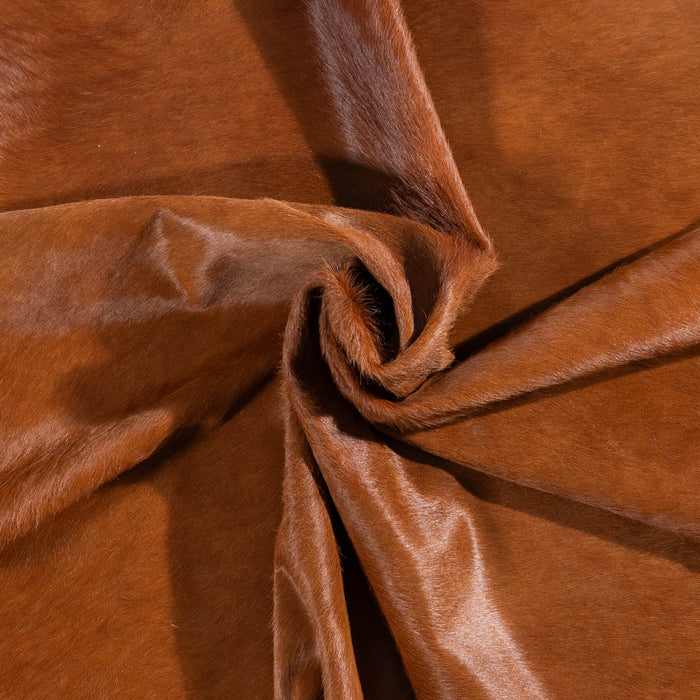 Brazilian Brown Cowhide Rug Size 6'10" L x 6'0" W 1084