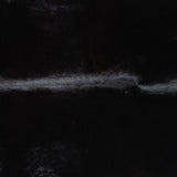 Brazilian Solid Black Cowhide Rug Size 6'10" L x 5'11" W 1089
