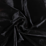 Brazilian Solid Black Cowhide Rug Size 6'10" L x 5'11" W 1089