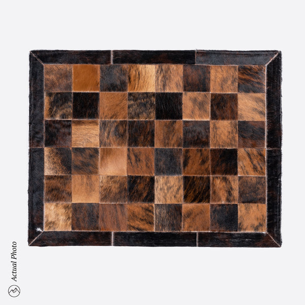 Cowhide Floor Mat Rug Size 3 x 2 Feet F-109