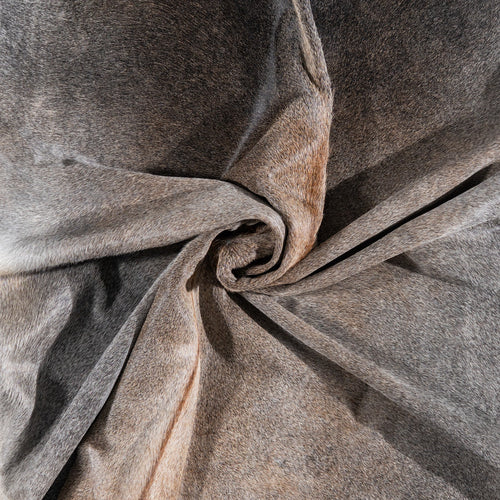Brazilian Grey Palomino Cowhide Rug Size 8'4" L x 7'6" W 1105