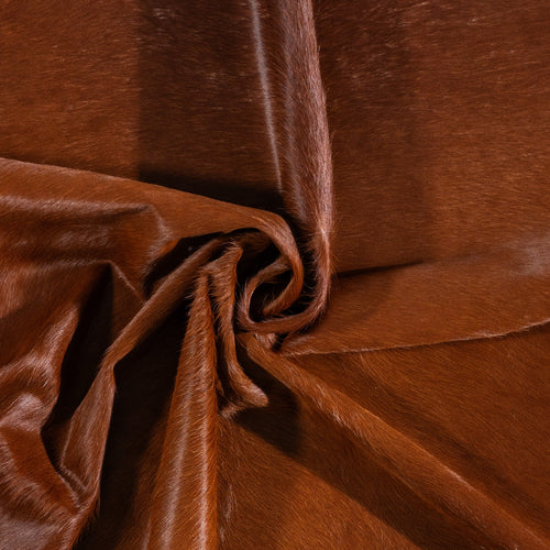 Brazilian Brown Cowhide Rug Size 6'9" L x 6'0" W 1188