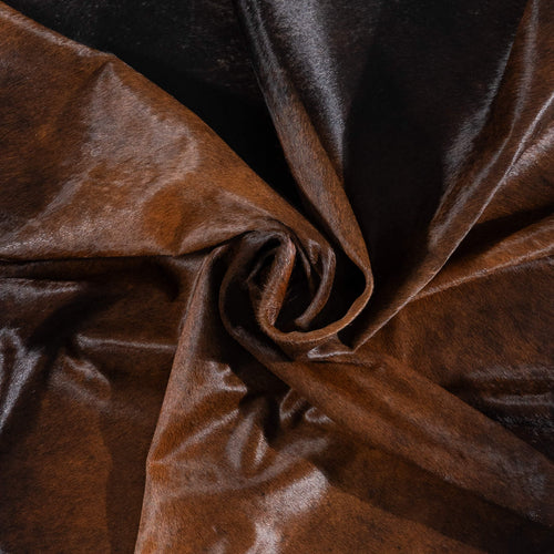 Brazilian Mahogany Cowhide Rug Size 8'0" L x 6'11" W 1205