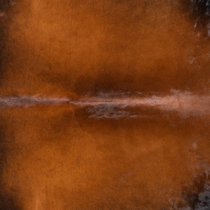 Brazilian Mahogany Cowhide Rug Size 7'11" L x 7'3" W 1207