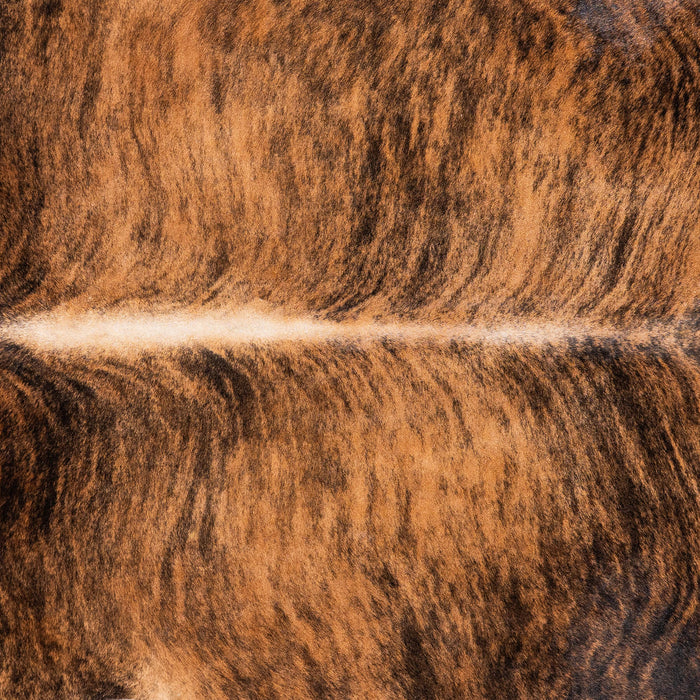Brazilian Brindle Cowhide Rug Size 8'2" L x 7'1" W 1208