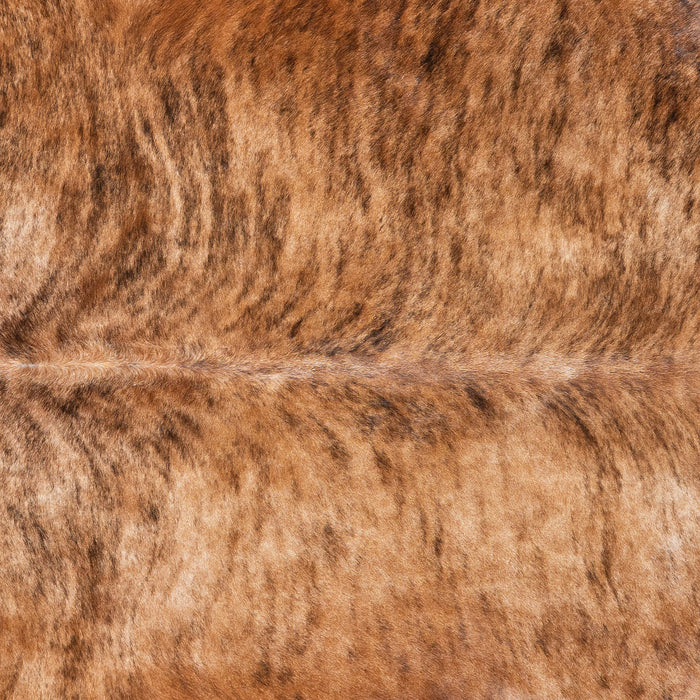 Brazilian Brindle Cowhide Rug Size 7'9" L x 6'11" W 1212