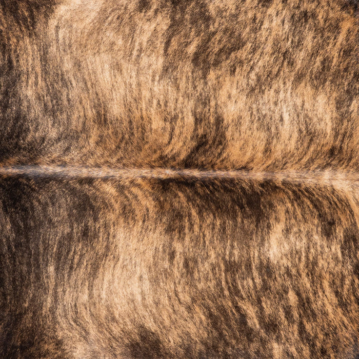 Brazilian Brindle Cowhide Rug Size 8'4" L x 7'3" W 1214