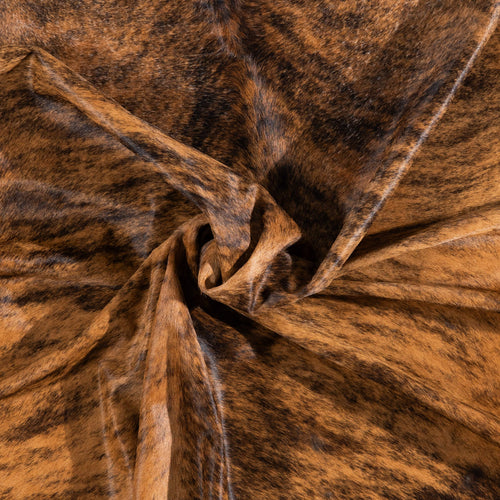 Brazilian Brindle Cowhide Rug Size 8'0" L x 7'0" W 1218