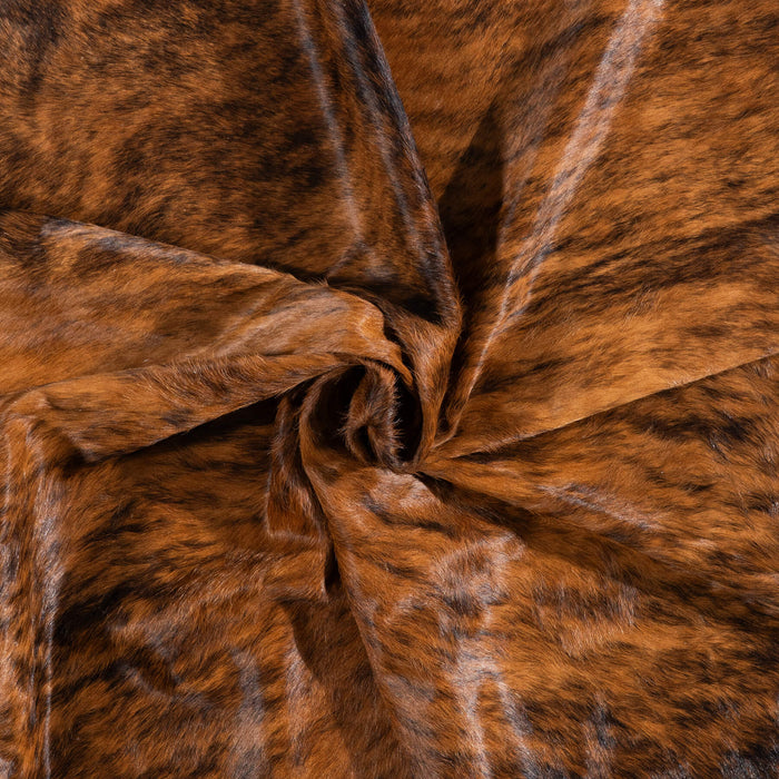 Brazilian Brindle Cowhide Rug Size 7'11" L x 7'0" W 1219