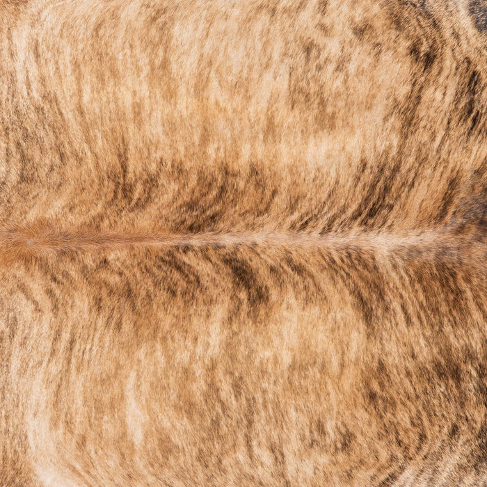 Brazilian Brindle Cowhide Rug Size 7'5" L x 6'10" W 1223