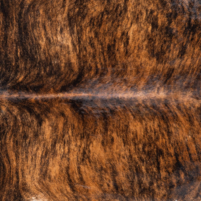 Brazilian Brindle Cowhide Rug Size 7'9" L x 6'10" W 1226