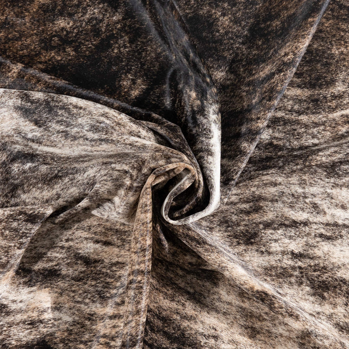 Brazilian Brindle Cowhide Rug Size 8'3" L x 7'6" W 1228
