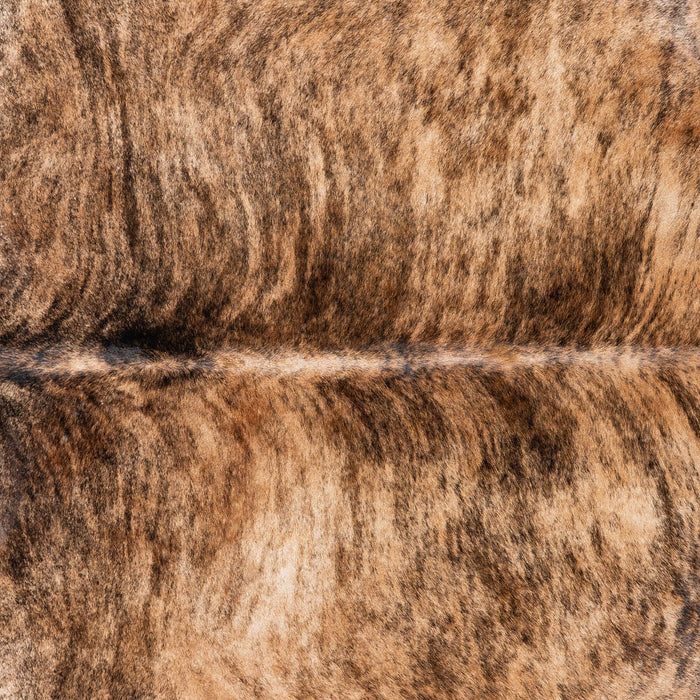 Brazilian Brindle Cowhide Rug Size 8'0" L x 7'2" W 1233