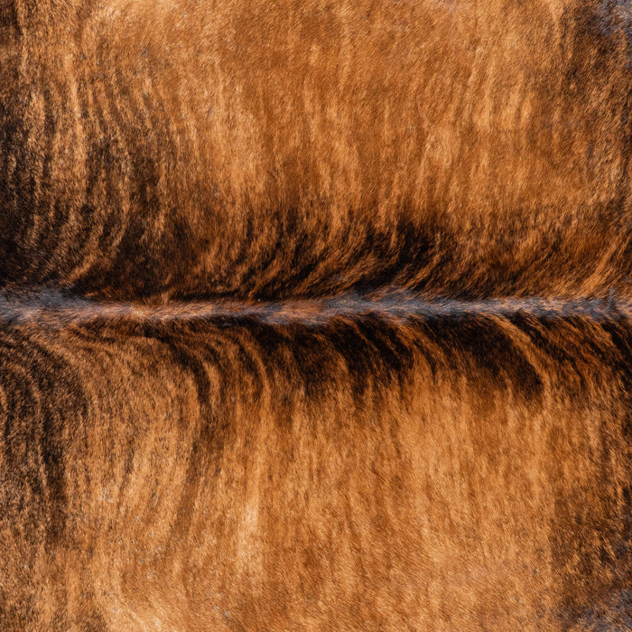 Brazilian Brindle Cowhide Rug Size 7'10" L x 6'7" W 1238