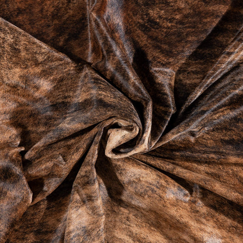 Brazilian Brindle Cowhide Rug Size 7'9" L x 6'10" W 1241