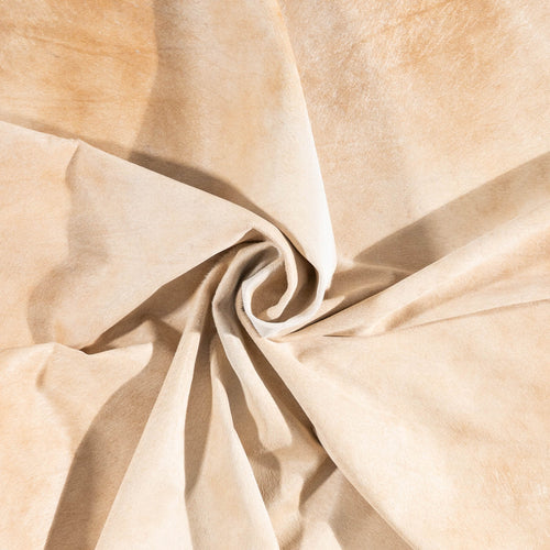 Brazilian Beige Cowhide Rug Size 8'2" L x 7'3" W 1252