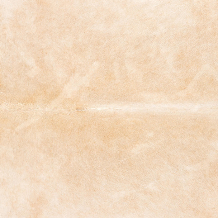 Brazilian Beige Cowhide Rug Size 7'10" L x 6'9" W 1253