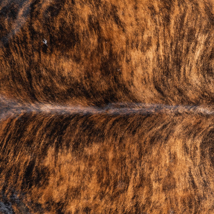 Brazilian Brindle Cowhide Rug Size 7'2" L x 6'10" W 1310
