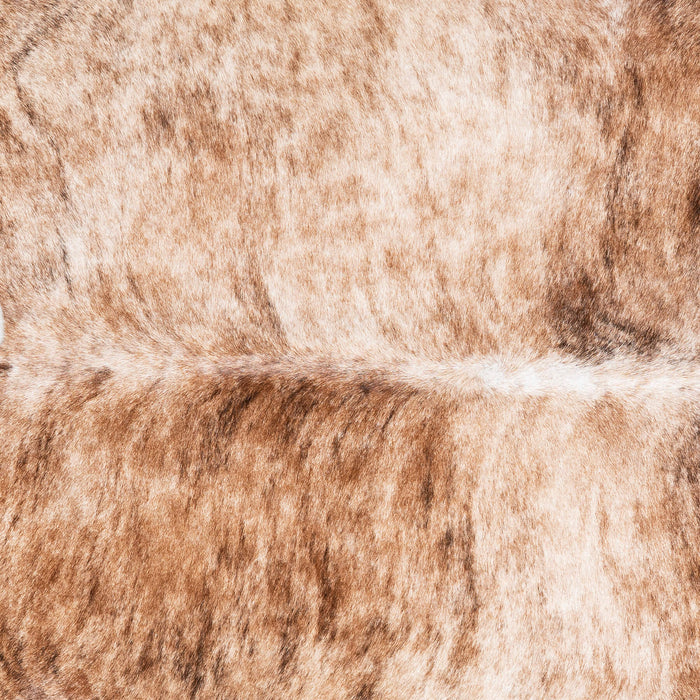 Brazilian Brindle Cowhide Rug Size 7'8" L x 6'6" W 1312