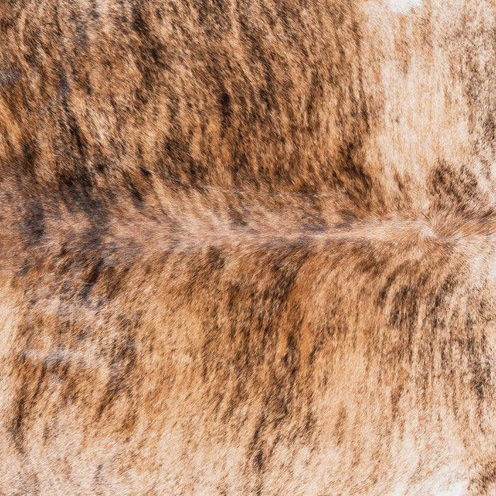 Brazilian Brindle Cowhide Rug Size 7'6" L x 6'3" W 1323