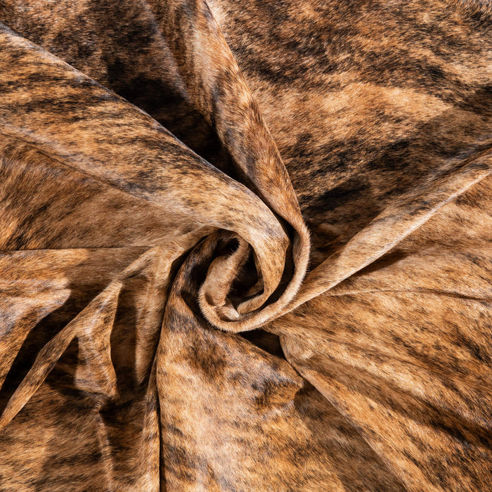 Brindle Cowhide Rug Size 7'6" L x 6'10" W 1324
