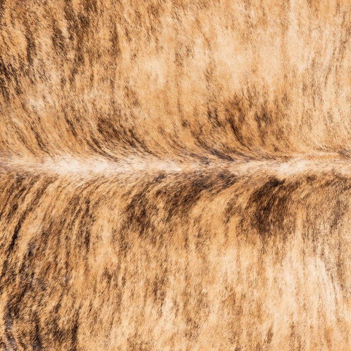 Brazilian Brindle Cowhide Rug Size 7'2" L x 6'2" W 1330