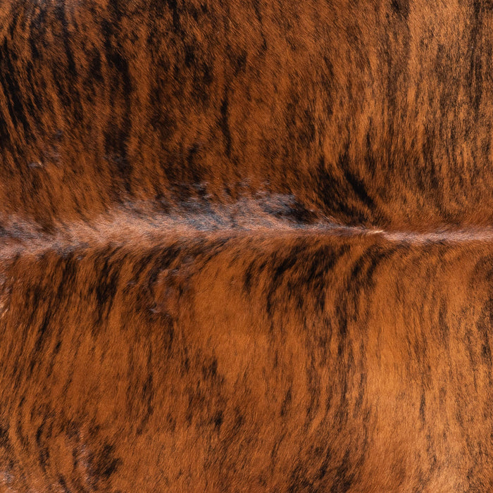 Brindle Cowhide Rug Size 7'0" L x 6'7" W 1336