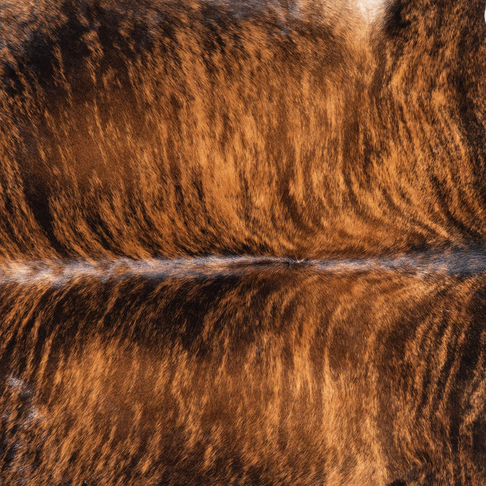 Brazilian Brindle Cowhide Rug Size 7'8" L x 6'2" W 1339