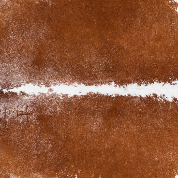 Brazilian Hereford Cowhide Rug Size 7'1" L x 6'11" W 1343