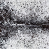 Brazilian Black Salt and Pepper Cowhide Rug Size 6'11" L x 5'7" W 1344