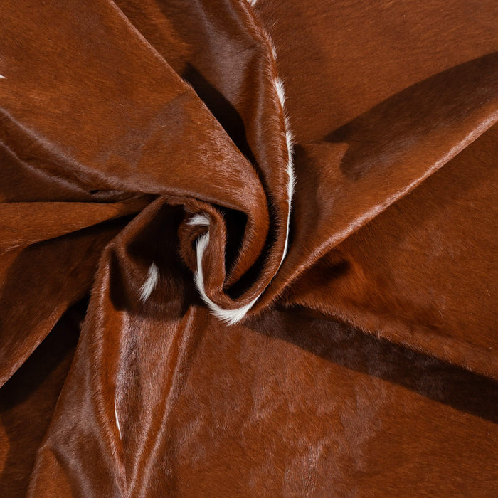 Brazilian Hereford Cowhide Rug Size 8'3" L x 7'9" W 1358
