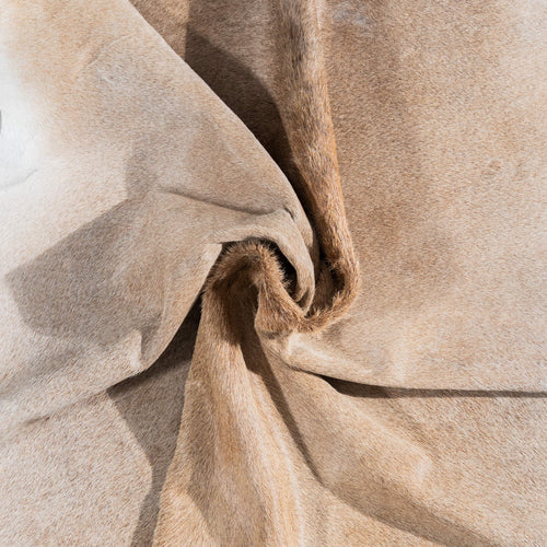 Brazilian Grey Palomino Cowhide Rug Size 7'2" L x 6'4" W 1383