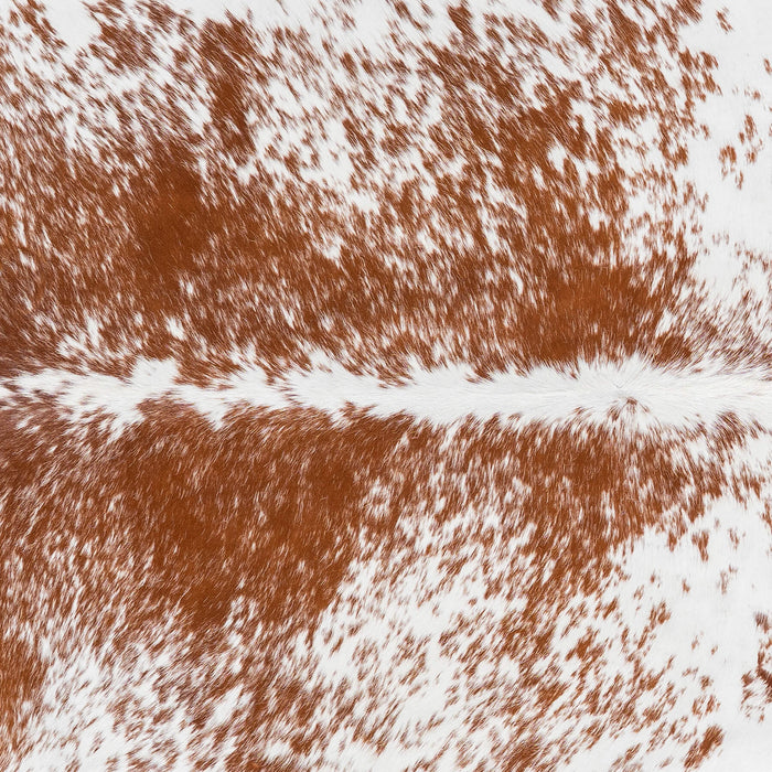 Brown Salt and Pepper Cowhide Rug Size 6'10" L x 6'3" W 1396