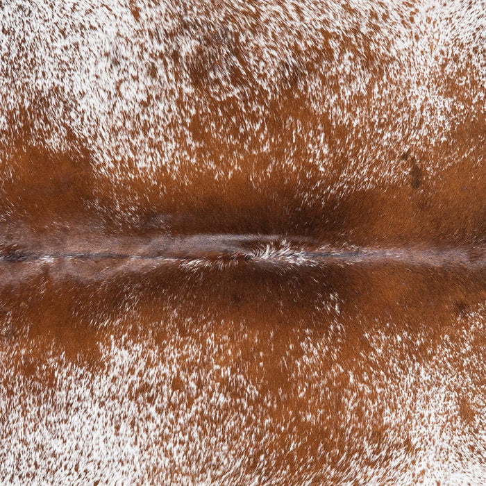 Brown Salt and Pepper Cowhide Rug Size 6'6" L x 6'4" W 1398