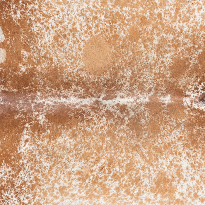 Brazilian Brown Salt and Pepper Cowhide Rug Size 7'4" L x 7'2" W 1422