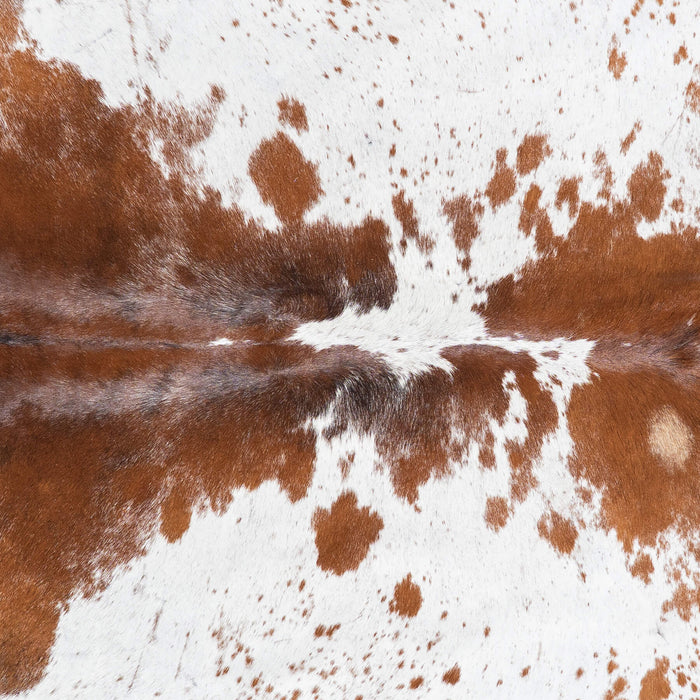 Brazilian Brown Salt and Pepper Cowhide Rug Size 7'5" L x 7'5" W 1423