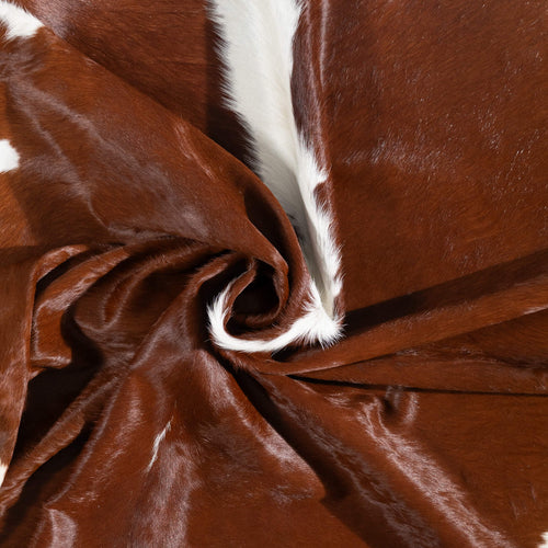Brazilian Hereford Cowhide Rug Size 7'7" L x 6'11" W 1430