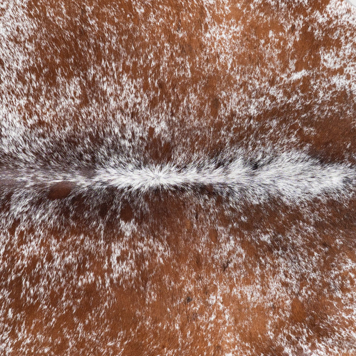 Brazilian Brown Salt and Pepper Cowhide Rug Size 8'7" L x 7'10" W 1431